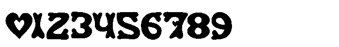 Retro Romance Font OTHER CHARS