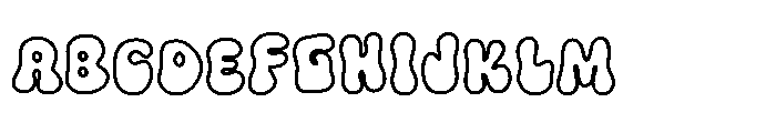Retro Rookie Font UPPERCASE