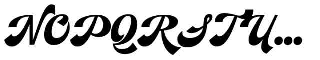 Retro Sanderia Regular Font UPPERCASE