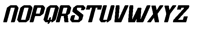 Retro Sport Italic Font LOWERCASE