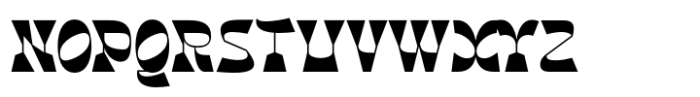 Retro Sugar Black Font UPPERCASE