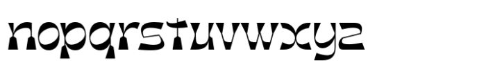 Retro Sugar Medium Font LOWERCASE
