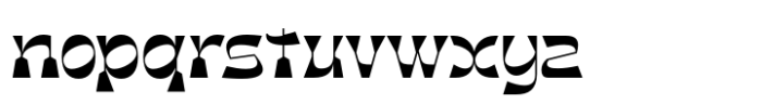 Retro Sugar Semibold Font LOWERCASE