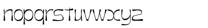 Retro Sugar Thin Font LOWERCASE