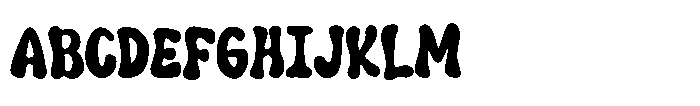 Retro Vanilla Font UPPERCASE