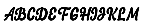Retro Vibes Italic Font UPPERCASE