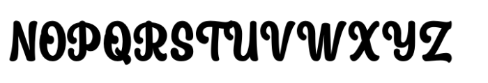 Retro Vibes Regular Font UPPERCASE