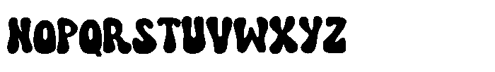 Retro Vibrant Font UPPERCASE