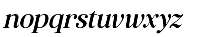 Retro Voice Medium Expanded One Italic Font LOWERCASE