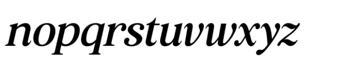 Retro Voice Medium Expanded Two Italic Font LOWERCASE