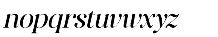 Retro Voice Regular Expanded Italic Font LOWERCASE