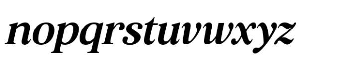 Retro Voice Semi-Bold Expanded Two Italic Font LOWERCASE