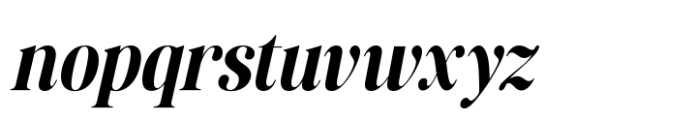 Retro Voice Semi-Bold Normal Italic Font LOWERCASE