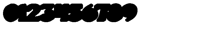 Retro Way Extrude Font OTHER CHARS