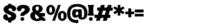 Retro Way Regular Font OTHER CHARS