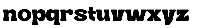 Retro Way Regular Font LOWERCASE