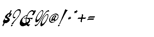 Retrobeat Italic Font OTHER CHARS