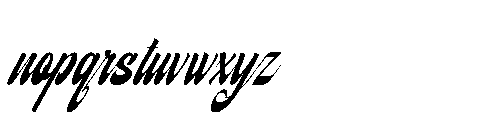 Retrobeat Italic Font LOWERCASE