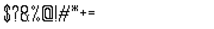 Retrobit Font OTHER CHARS