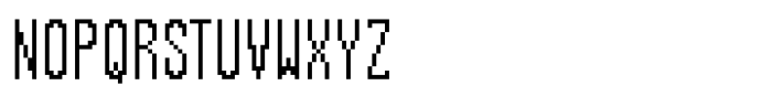 Retrobit Font UPPERCASE