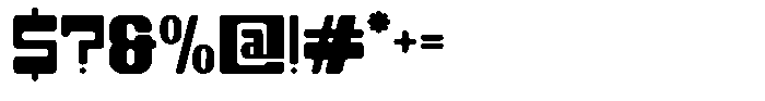 Retrocube Font OTHER CHARS