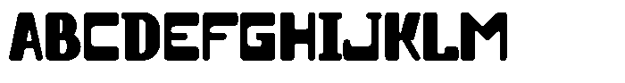 Retrocube Font UPPERCASE