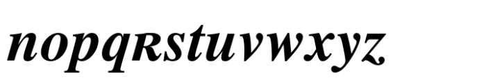 Retrograd Std Bold Italic Font LOWERCASE