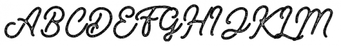 Retrology Textured Font UPPERCASE