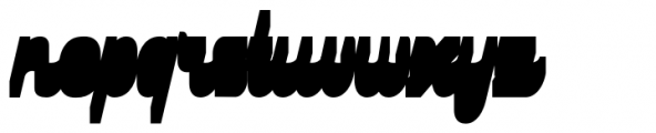 Retromax 3D Extrude Font LOWERCASE