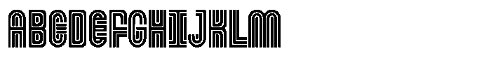 Retromaze Font UPPERCASE