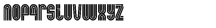 Retromaze Font LOWERCASE