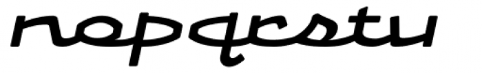 Retron Italic Font LOWERCASE