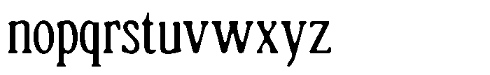 Retropicale Blur Font LOWERCASE