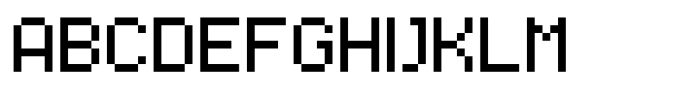 Retropix Font UPPERCASE