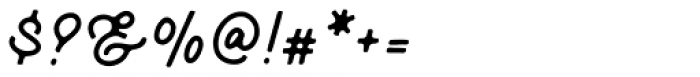Retrorelic Script Regular Font OTHER CHARS