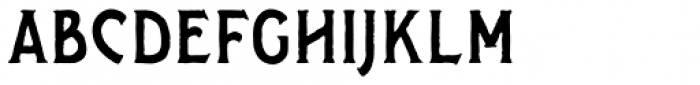Retrorelic Serif Rough Font LOWERCASE