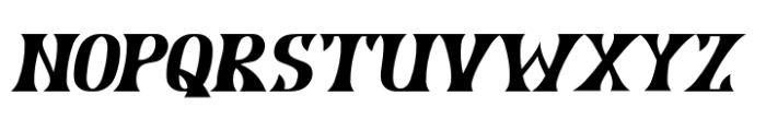 Retrotype Italic Type 1 Font UPPERCASE