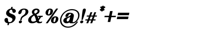 Retroversion Bold Italic Font OTHER CHARS
