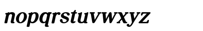 Retroversion Bold Italic Font LOWERCASE
