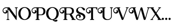Retroversion Serif Font UPPERCASE