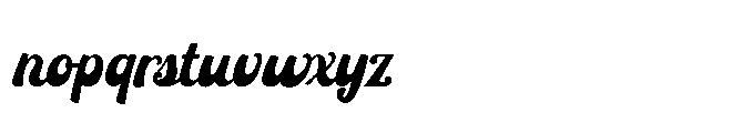Retrowave Font LOWERCASE
