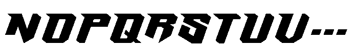 Rev Blade Expanded Font UPPERCASE