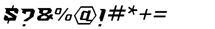 Rev Blade Light Font OTHER CHARS