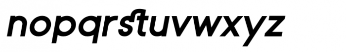 Reva Pro Extra Bold Italic Font LOWERCASE
