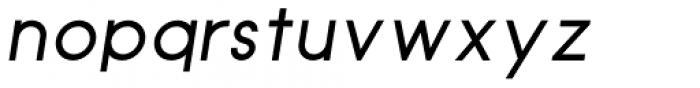 Reva Semi Bold Oblique Font LOWERCASE