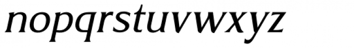 Revans Italic Font LOWERCASE
