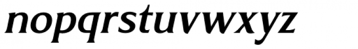 Revans Medium Italic Font LOWERCASE