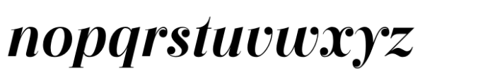 Revaux Extra Bold Italic Font LOWERCASE