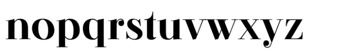 Revaux Extra Bold Font LOWERCASE