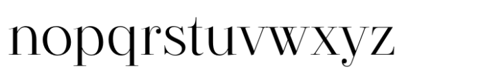 Revaux Regular Font LOWERCASE